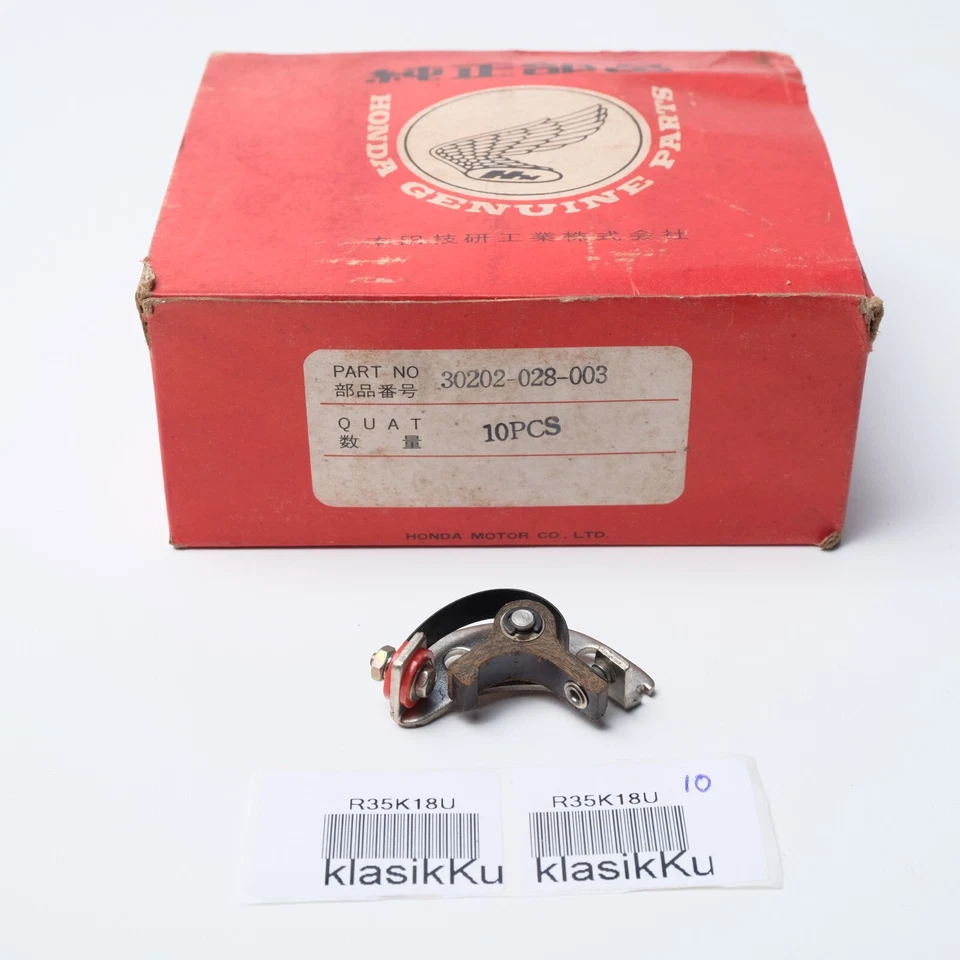 Puntos de contacto OEM 30202-028-003 HONDA CB93 CS90 C90 CL90 CD90 CB125 CB160 CB175 Foto 2 de 4