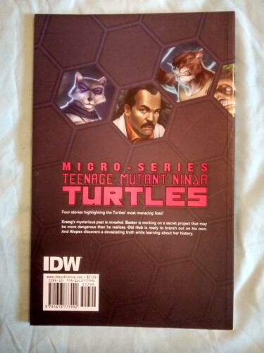 TEENAGE MUTANT NINJA TURTLES Microseries Volume One: VILLAINS, '13 1st PB Print - Picture 2 of 2