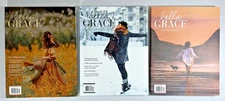 BELLA GRACE Issues Magazine Lot of 3  ISSUES 30, 32, 40 - USED