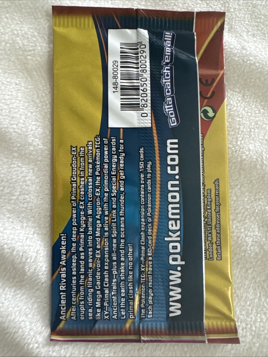 primal clash booster box ebay Pokmon XY Pack New Sealed 10 Card Booster Pack primal clash expansion is alive with the primordial power of ancient traits plus all primal clash booster box ebay