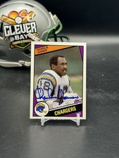 Charlie Joiner Autographed Signed 1984 Topps #181 Chargers IP Auto No COA (JDD)