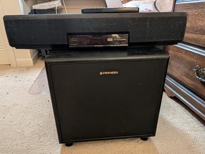 Pioneer HTV-C2 Speaker Control Center and HTV-SW2 Subwoofer + Remote + Cables