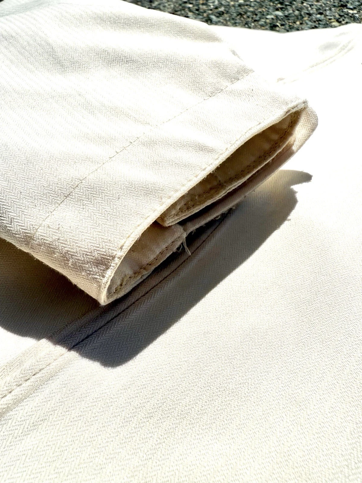 OFF WHITE Giacca donna Patagonia sci snowboard isolata snowbelle taglia XL bianco sporco blu