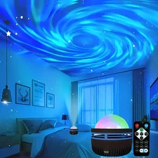 Aurora Starry Sky Projector with Remote LED Star Projector Galaxy Star Projector
