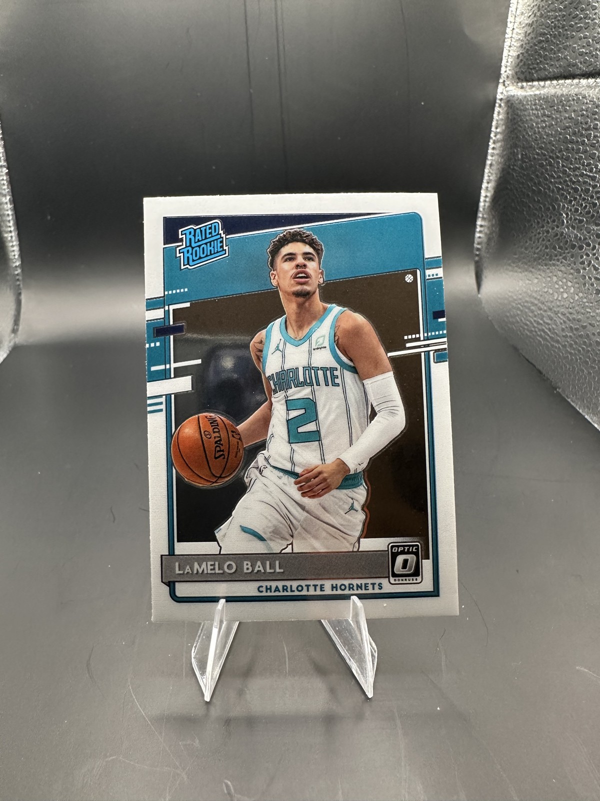 2020-21 Panini Donruss Optic - Rated Rookie LaMelo Ball #153 Holo Prizm (RC)