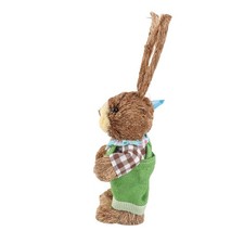 Easter Decor Simulation Straw Bunny Lovely Exquisite Holiday Decor For