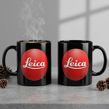 Leica Camera Coffee Tea Black Mug