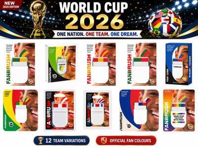 WM 2026 Schminktik Fußball Soccer Fan Supporter Make-up Team Flagge