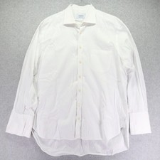 Charles Tyrwhitt Shirt Mens 17-35 French Cuff Dress Button Up White Long Sleeve