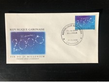 Gabun 2000 Mi. 1651 FDC Ende des 2. Jahrtausends SELTEN!