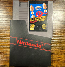 Nintendo Clu Clu Land for Nintendo NES Game Cartridge w/ Sleeve Included