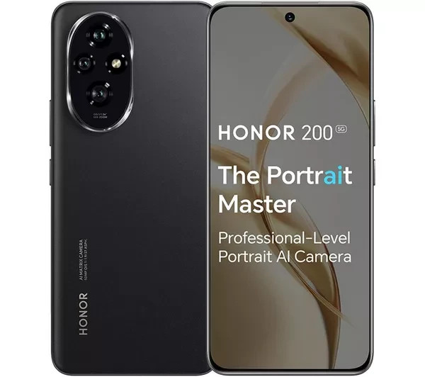 Honor 200 ELI-NX9 6.7"" Smartphone Factory Unlocked 8GB Ram 256GB Black