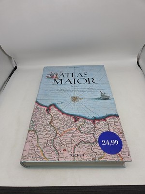 Joan Blaeu. Atlas Maior of 1665 : 25 Jahre TASCHEN Hardcover + DJ - FREE SHIP