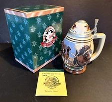 2001 Anheuser Busch Collectors Club Membership Stein “Living the Legacy"