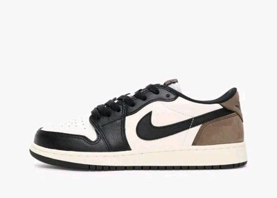 Air Jordan 1 Retro Low OG (GS) - Sail/Black-Dark Mocha (Size 7Y) CZ0858-102