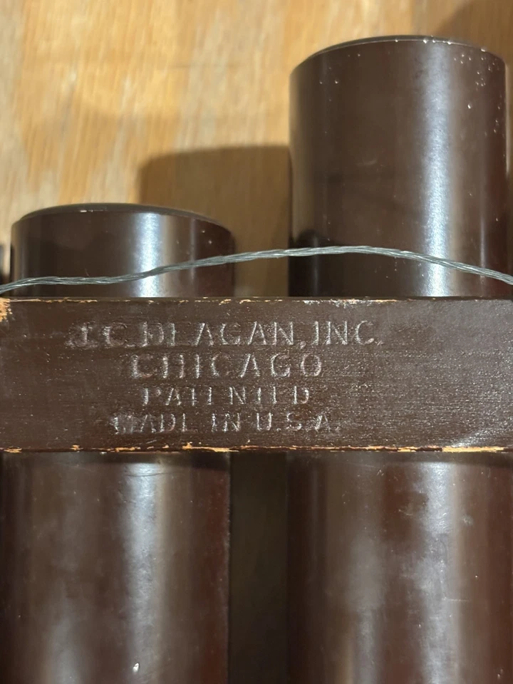 Антикварный ксилофон J.C. Deagan Railroad/Ocean Liner Dinner Call Chime Bell 4 ноты - Изображение 2 из 4