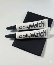 2x Polywatch Polish Plastic Acrylic Crystal Watch Face Scratch Remover Repair
