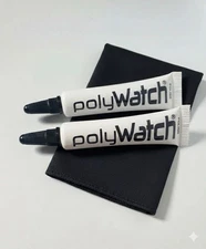 2x Polywatch Polish Plastic Acrylic Crystal Watch Face Scratch Remover Repair 