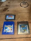 Pokemon Blue Version (Game Boy, 1998) + Other Game Boy Games