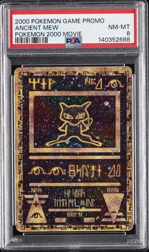 2000 POKEMON GAME MOVIE POKEMON 2000 MOVIE ANCIENT MEW PSA 8