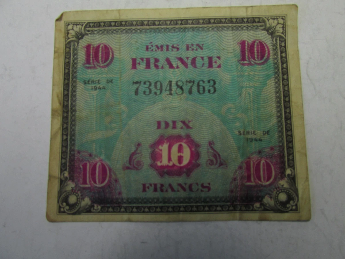 1944 Year Banknote French Paper Money for sale | eBay