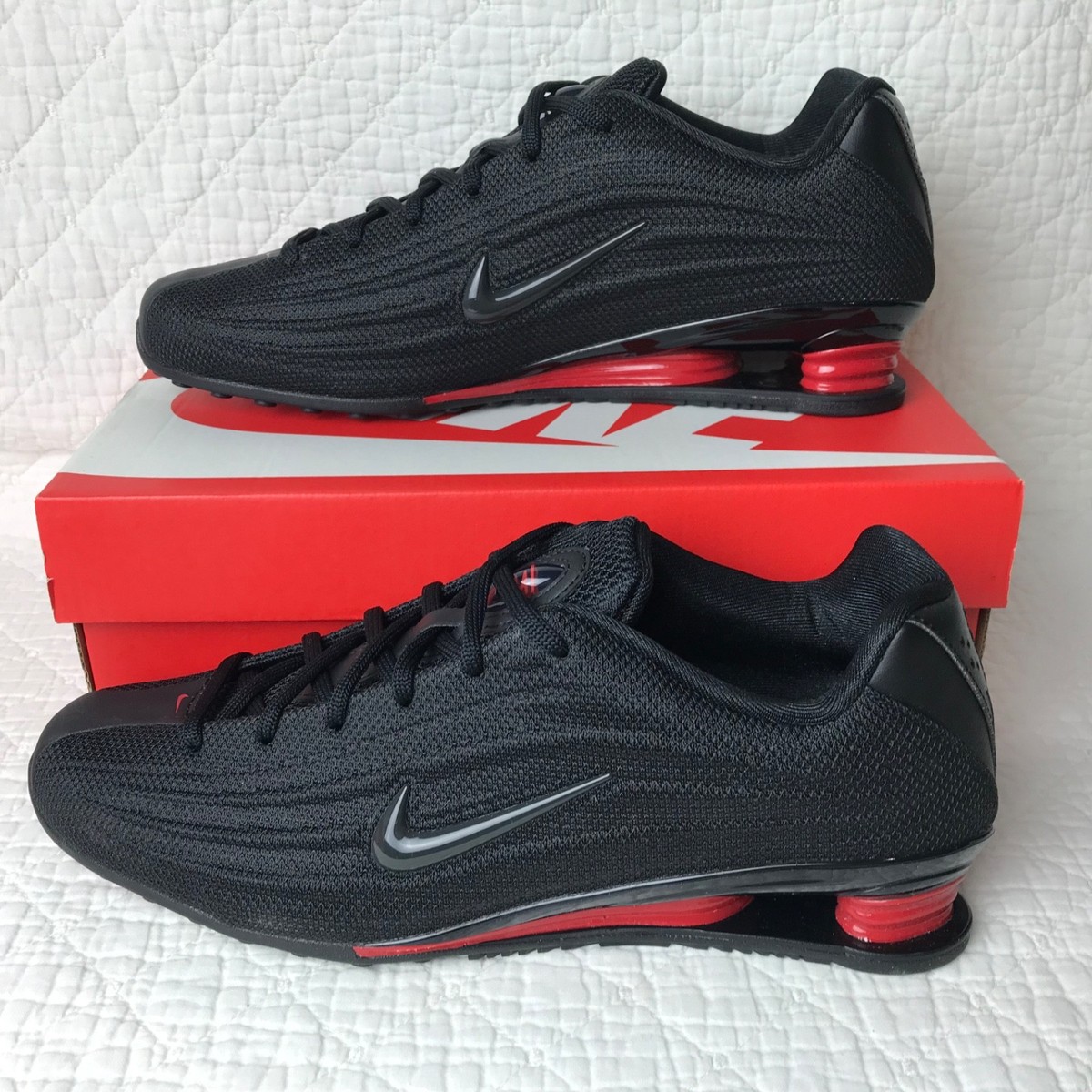 Nike Shox Z Shoes Women's 9 Black University Red HQ7540-002 | eBay