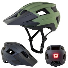 Fahrradhelm mit Visier Damen & Herren Renrad Helm Mountain Bike Enduro YB90 BMX