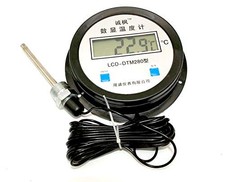 High Precision Digital Thermometer with Probe Electronic Digital Water Meter ...