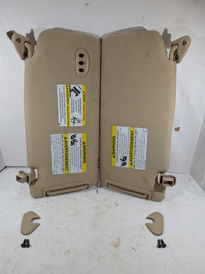 #ad 92019XA030EU 2006 2014 Subaru Tribeca Sun Visor Set LH RH Driver Passenger Beige $149.95
