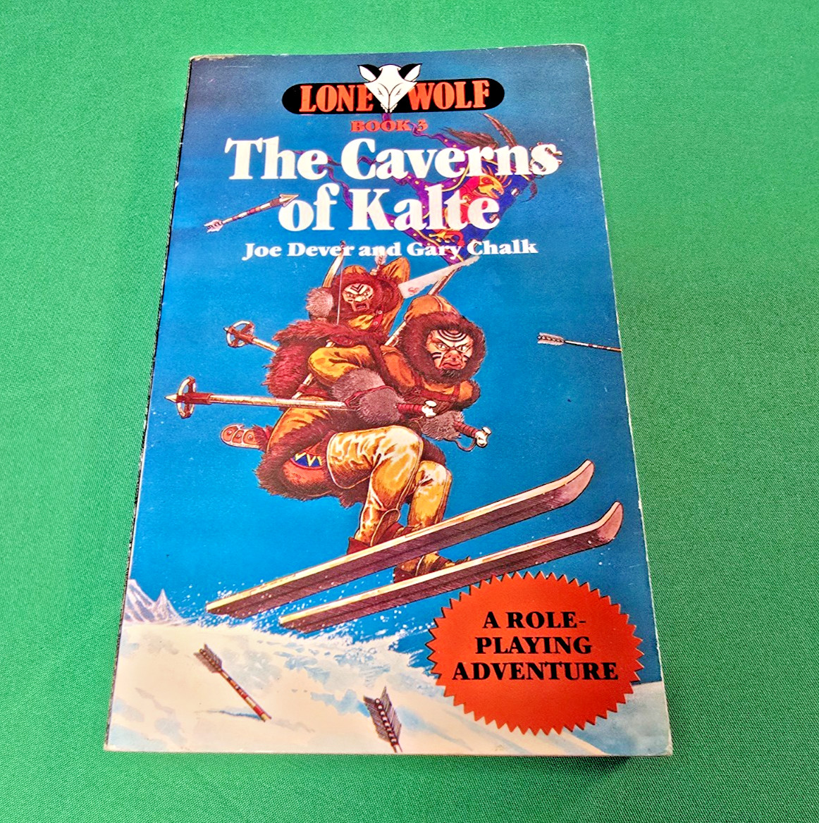 The Caverns of Kalte ***1st/1st SPARROW EDITION!!*** Joe Dever Lone Wolf #7