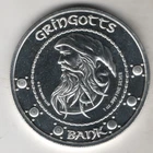 HARRY POTTER GRINGOTTS BANK UNUM SICKLE .999 FINE SILVER 1 TROY OZ SILVER ROUND