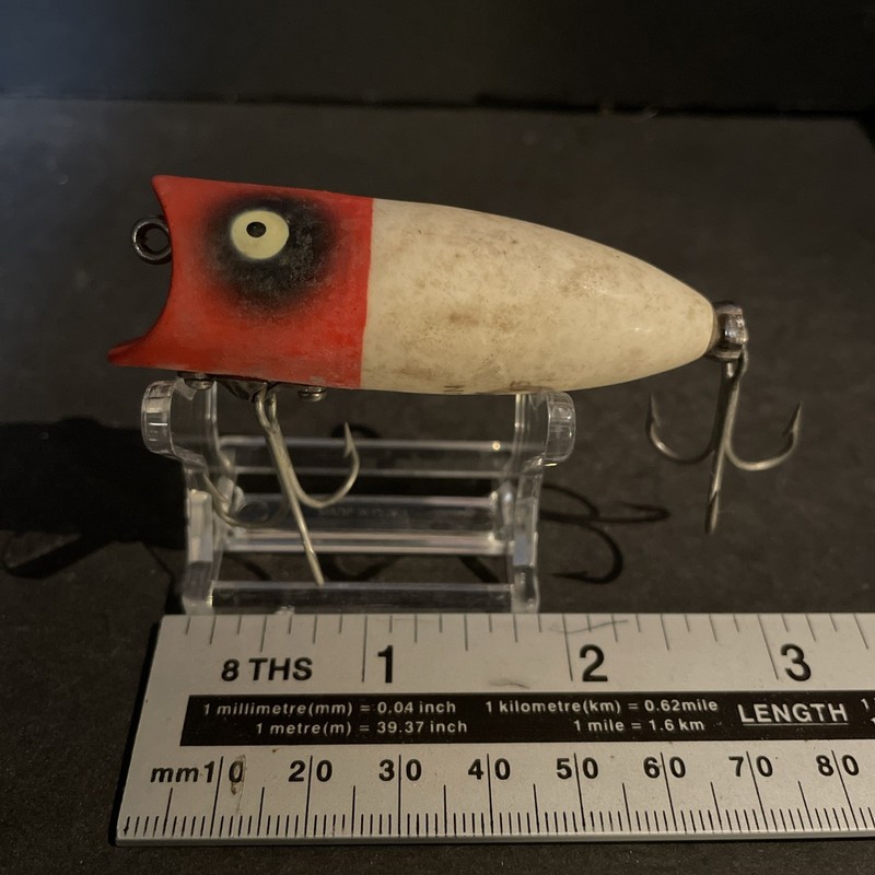 Vintage Heddon Baby Lucky 13 Fishing Lure 