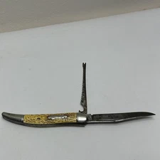 Vintage Unique Imperial PROV. R.I. U.S.A.  Fishing Knife 2 Blade
