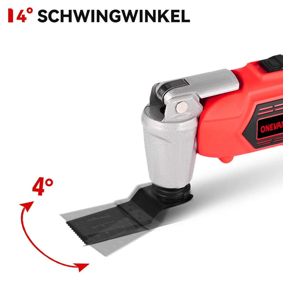 Für 18V Makita Akku Oszillierende Multifunktionswerkzeug Schleifgerät Multi-Tool - Bild 4 von 4