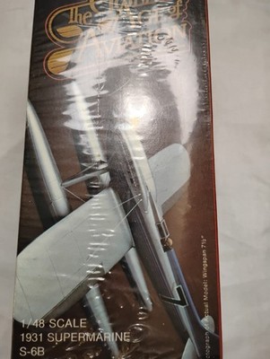 TESTORS, HAWK, Golden Age of Aviation, 1931 Supermarine S-6B, kit no. 910, 1/48