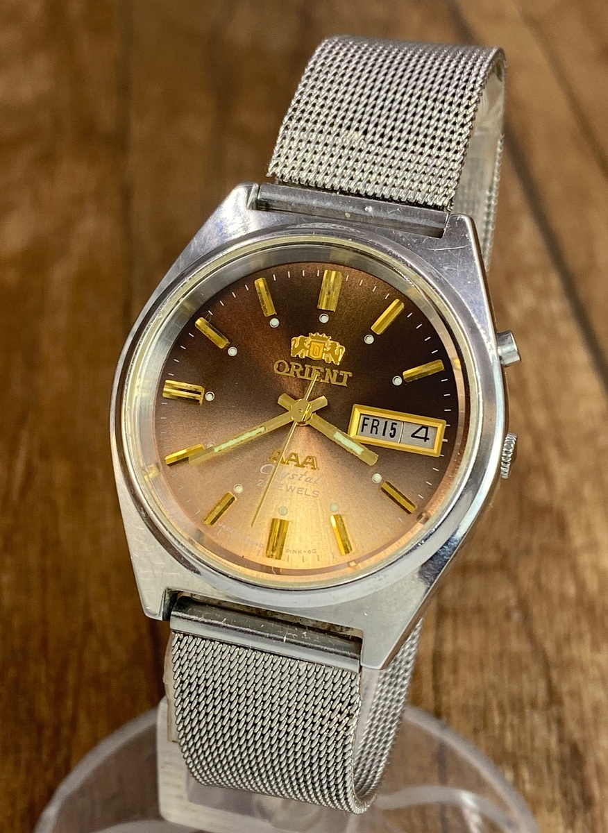 アメアパORIENTヴィンテージウォッチ Orient AAA Crystal vintage automatic 21 jewels Japan mens watch | eBay