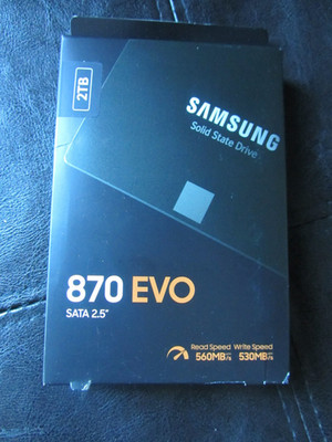 NEW SEALED Samsung 870 EVO 2TB TLC 2.5'' SATA III 6Gb/s SSD SOLID STATE DRIVE