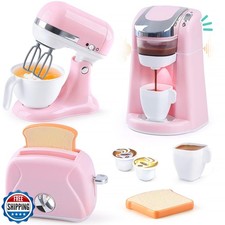 Play Kitchen Appliances Toys - Kids Kitchen Playset Accessories,