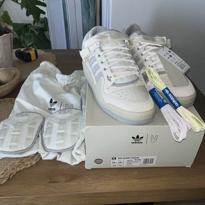 adidas Bad Bunny Forum Buckle Low Size 11.5  Cloud White, HQ2153