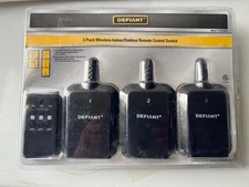 Defiant 3-Pack Wireless Indoor/Outdoor Remote Control Switch