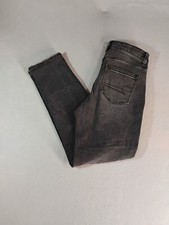American Eagle Womens Jeans 4 Regular Black Hi Rise Mom Jean Dark Wash Stretch
