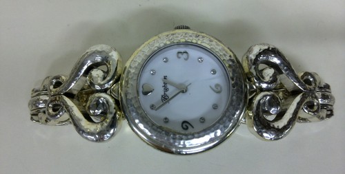 Brighton Genoa Womens Watch, Silver Heart Bracelet