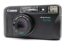 Near MINT , Tested Canon Autoboy Mini Point Shoot 35mm Film Camer From JAPAN