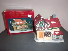 FABRI CENTERS AMERICA  FABRIC SHOP  HOLIDAY CHRISTMAS VILLAGE HOUSE