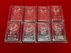 10 OZ SILVER BARS - 8 COUNT - 80 TOTAL TROY OUNCES