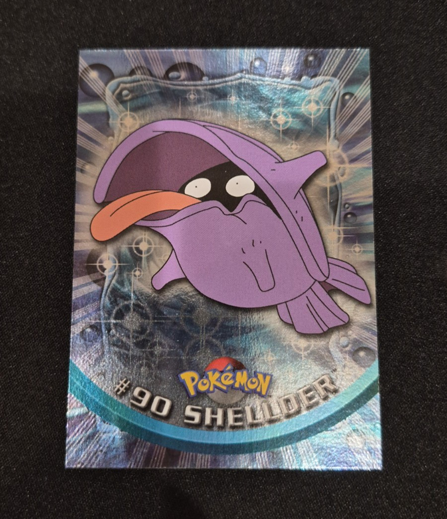 Shellder #90 - Topps Chrome Series 2 Pokemon Card Near Mint ~NM