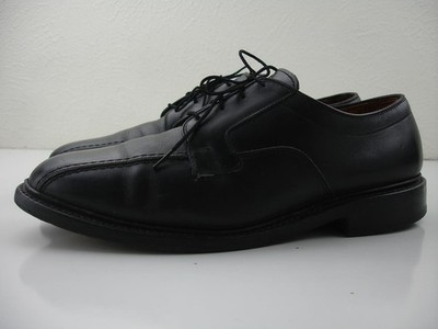 Men's 9.5 3E EEE Allen Edmonds Hillcrest Lace-Up Oxford Shoes Black Leather 5904