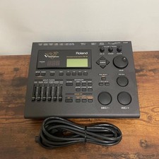 Roland TD-10 V-Drums Percussion Sound Module Black Power Cable Used Japan