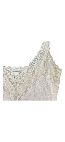 Vintage Abercrombie Women's Babydoll V-neck Lace Tank Layering M - Picture 5 of 12