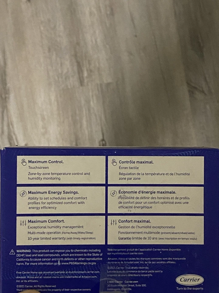 Carrier Infinity Thermostat SYSTXCCITC01-C - Image 3 of 3